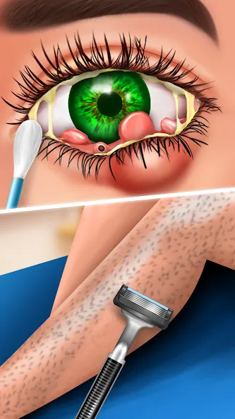 ASMR Doctor Makeup Salon games (АСМР) МОД/Взлом [Меню, Бесконечные монеты и Открытые уровни] Screenshot 4