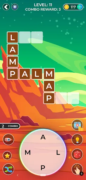 Word Game. Crossword Search Pu МОД/Взлом [Меню, Бесконечные монеты и Открытые уровни] Screenshot 2