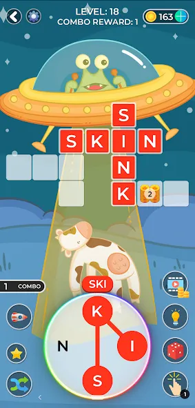 Word Game. Crossword Search Pu МОД/Взлом [Меню, Бесконечные монеты и Открытые уровни] Screenshot 3