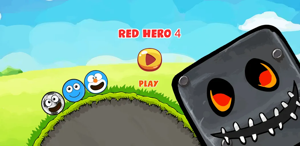 Red Hero 4 - red bounce ball 5 МОД/Взлом [Все открыто, Дополнительные деньги и Меню MOD] Screenshot 1