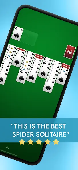 Spider Solitaire МОД/Взлом [Бесконечные деньги, Монеты и Мега MOD] Screenshot 1