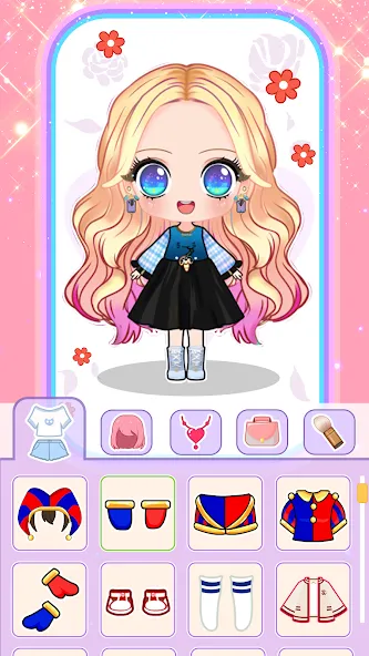 Doll Dress Up: Makeup Games (Долл Дресс Ап) МОД/Взлом [Бесконечные деньги, Монеты и Мега MOD] Screenshot 1