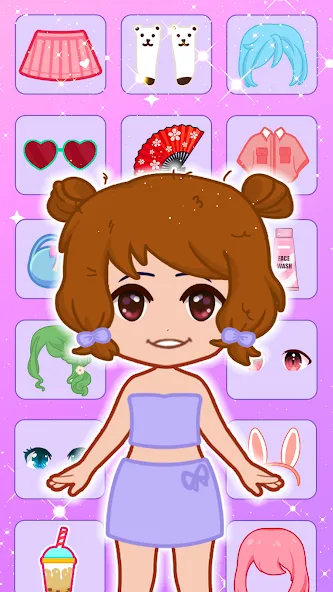 Doll Dress Up: Makeup Games (Долл Дресс Ап) МОД/Взлом [Бесконечные деньги, Монеты и Мега MOD] Screenshot 2