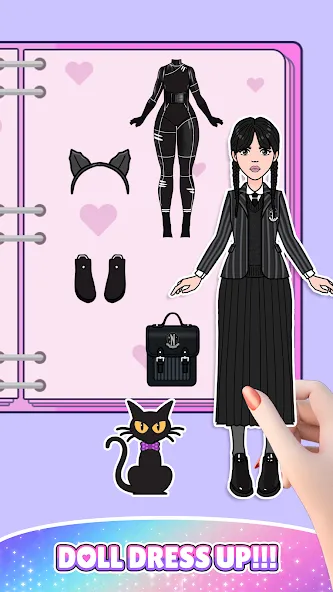 Paper Doll: Fashion Dress Up (Свит Пейпер Долл) МОД/Взлом [Все открыто, Дополнительные деньги и Меню MOD] Screenshot 2