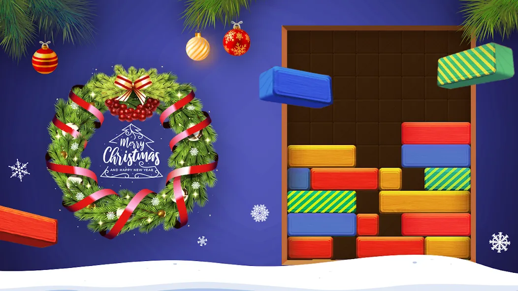 Falling Blocks: Sliding Puzzle (Фоллинг блоксы) МОД/Взлом [Меню, Бесконечные монеты и Открытые уровни] Screenshot 1