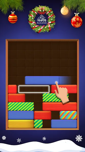 Falling Blocks: Sliding Puzzle (Фоллинг блоксы) МОД/Взлом [Меню, Бесконечные монеты и Открытые уровни] Screenshot 5