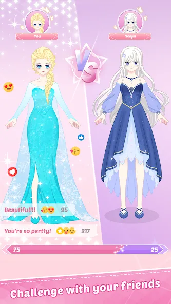 Princess Dress Up - Sweet Doll (Принцесса нарядиться) МОД/Взлом [Много денег, Монет и Все открыто] Screenshot 5