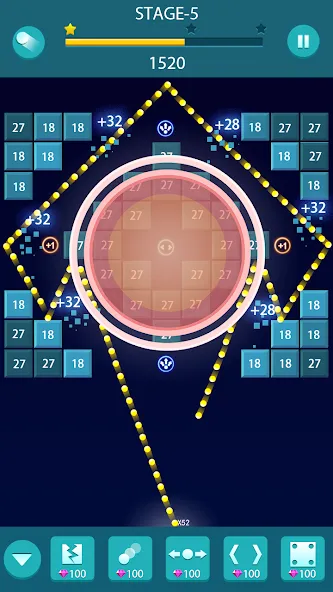 Bricks and Balls - Brick Game МОД/Взлом [Много денег, Монет и Все открыто] Screenshot 1