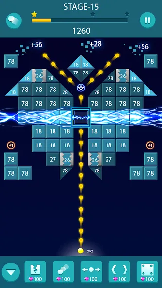 Bricks and Balls - Brick Game МОД/Взлом [Много денег, Монет и Все открыто] Screenshot 2