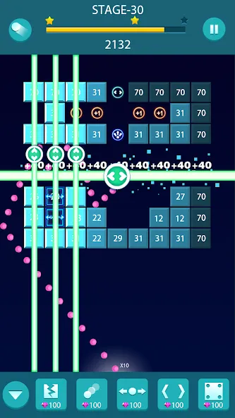 Bricks and Balls - Brick Game МОД/Взлом [Много денег, Монет и Все открыто] Screenshot 3