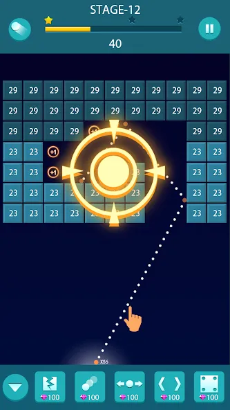 Bricks and Balls - Brick Game МОД/Взлом [Много денег, Монет и Все открыто] Screenshot 4