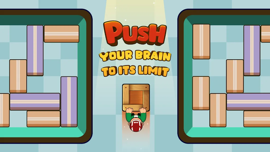 Push Box Out (Пуш Бокс Аут) МОД/Взлом [Все открыто, Дополнительные деньги и Меню MOD] Screenshot 3