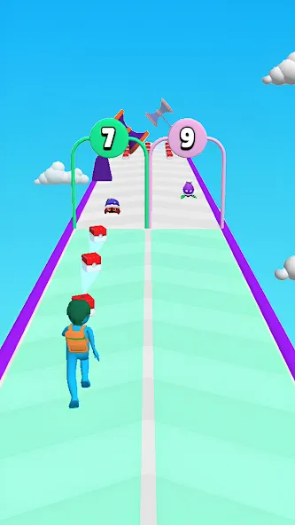 Merge Run Monster 3D Battle (Мердж Ран Покетмон 3Д Баттл) МОД/Взлом [Меню, Бесконечные монеты и Открытые уровни] Screenshot 1