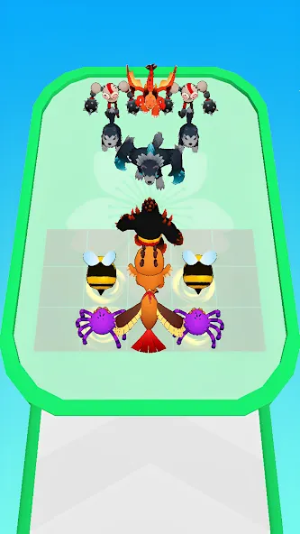 Merge Run Monster 3D Battle (Мердж Ран Покетмон 3Д Баттл) МОД/Взлом [Меню, Бесконечные монеты и Открытые уровни] Screenshot 4
