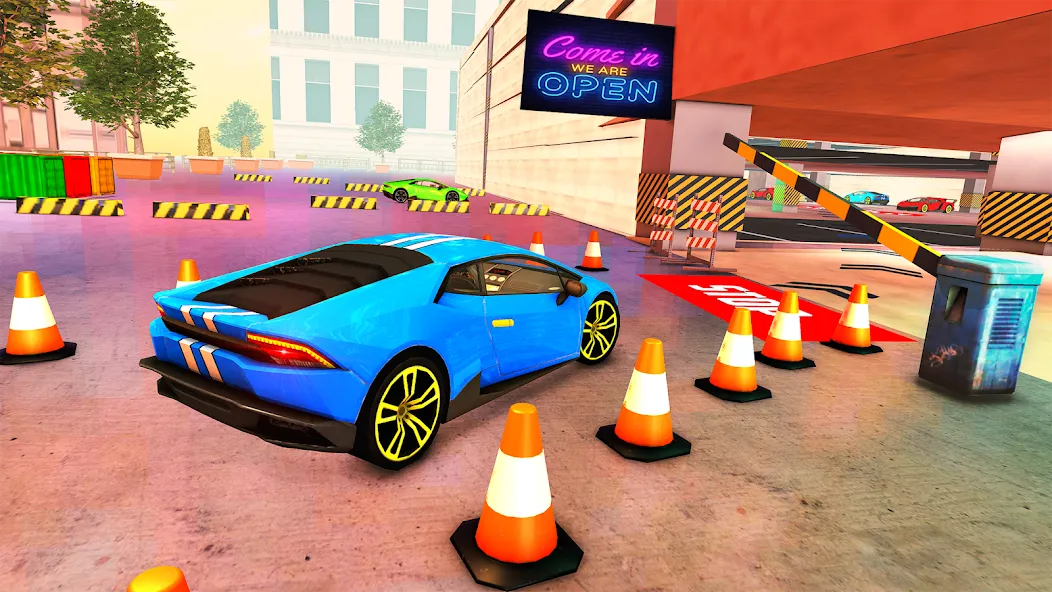 Street Car Parking: Car Games МОД/Взлом [Все открыто, Дополнительные деньги и Меню MOD] Screenshot 1