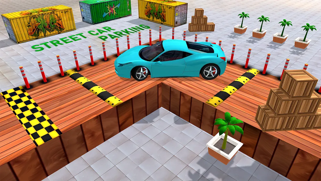 Street Car Parking: Car Games МОД/Взлом [Все открыто, Дополнительные деньги и Меню MOD] Screenshot 4