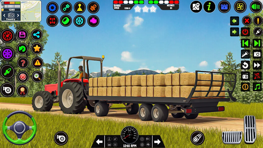 Indian Tractor Game Farming 3D МОД/Взлом [Много монет, Открытые уровни и Мега MOD] Screenshot 4