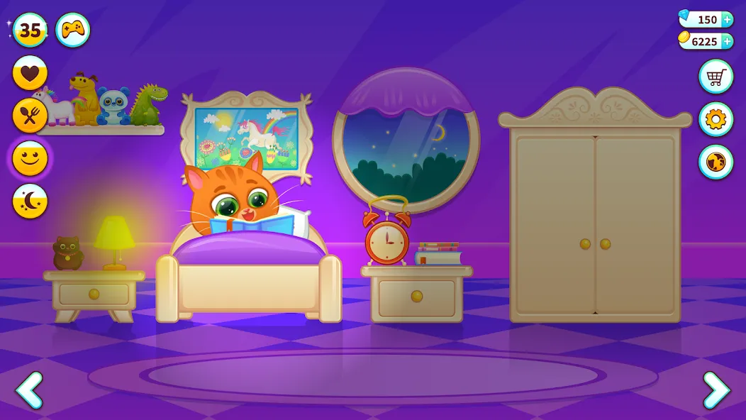 Bubbu – My Virtual Pet Cat МОД/Взлом [Меню, Бесконечные монеты и Открытые уровни] Screenshot 5