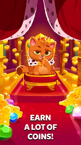 Bubbu Jewels - Merge Puzzle (Буббу Джуэлс) МОД/Взлом [Меню, Бесконечные монеты и Открытые уровни] Screenshot 5