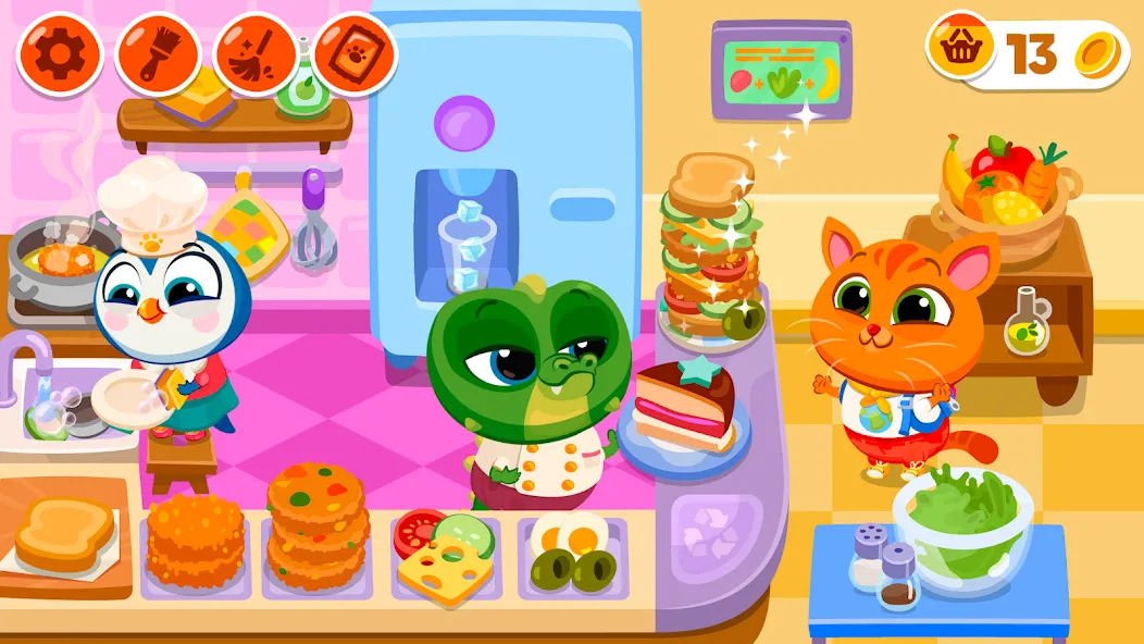 Bubbu School - My Virtual Pets (Буббу Скул) МОД/Взлом [Деньги, Монеты и Меню MOD] Screenshot 2