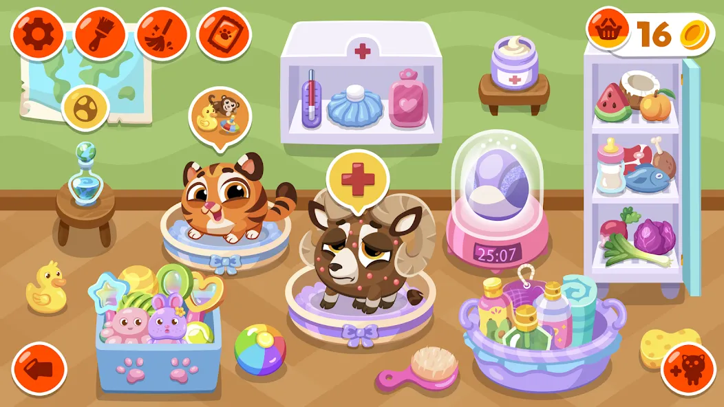 Bubbu School - My Virtual Pets (Буббу Скул) МОД/Взлом [Деньги, Монеты и Меню MOD] Screenshot 5