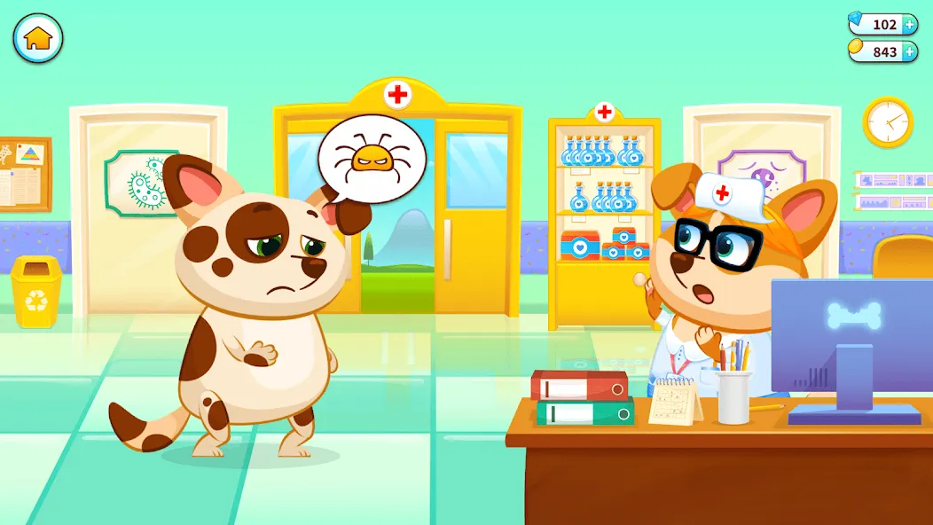 Duddu - My Virtual Pet Dog МОД/Взлом [Много монет, Открытые уровни и Мега MOD] Screenshot 2