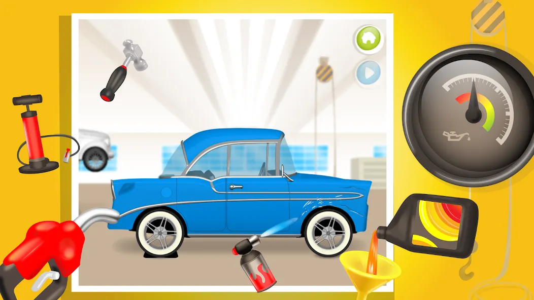 Mechanic Max - Kids Game МОД/Взлом [Меню, Бесконечные монеты и Открытые уровни] Screenshot 3