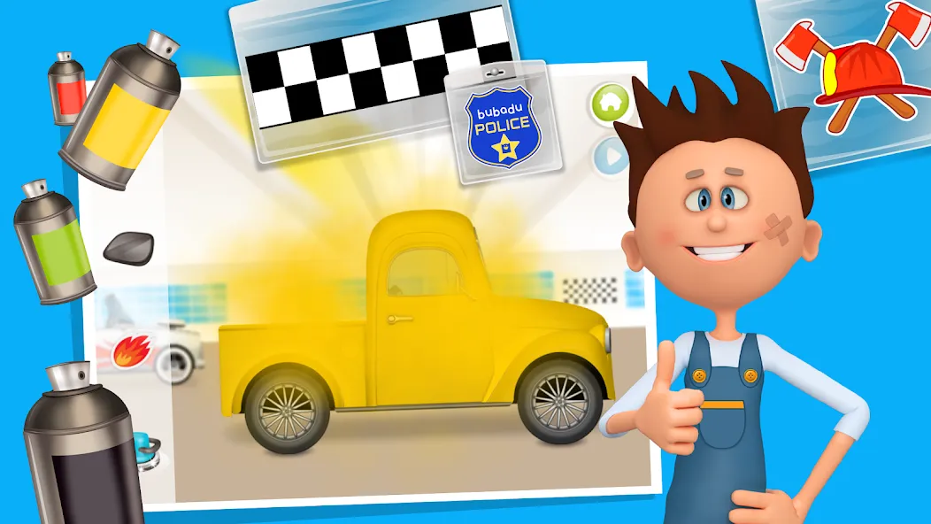 Mechanic Max - Kids Game МОД/Взлом [Меню, Бесконечные монеты и Открытые уровни] Screenshot 5