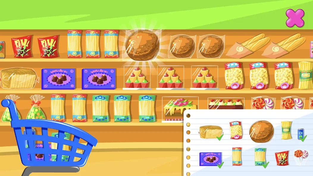 Supermarket Game МОД/Взлом [Меню, Бесконечные монеты и Открытые уровни] Screenshot 5