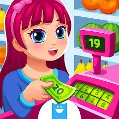 Скачать Взломанная Supermarket Game на андроид (Много денег)