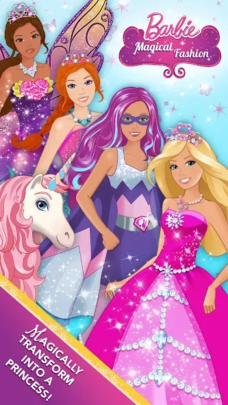 Barbie Magical Fashion МОД/Взлом [Все открыто, Дополнительные деньги и Меню MOD] Screenshot 1