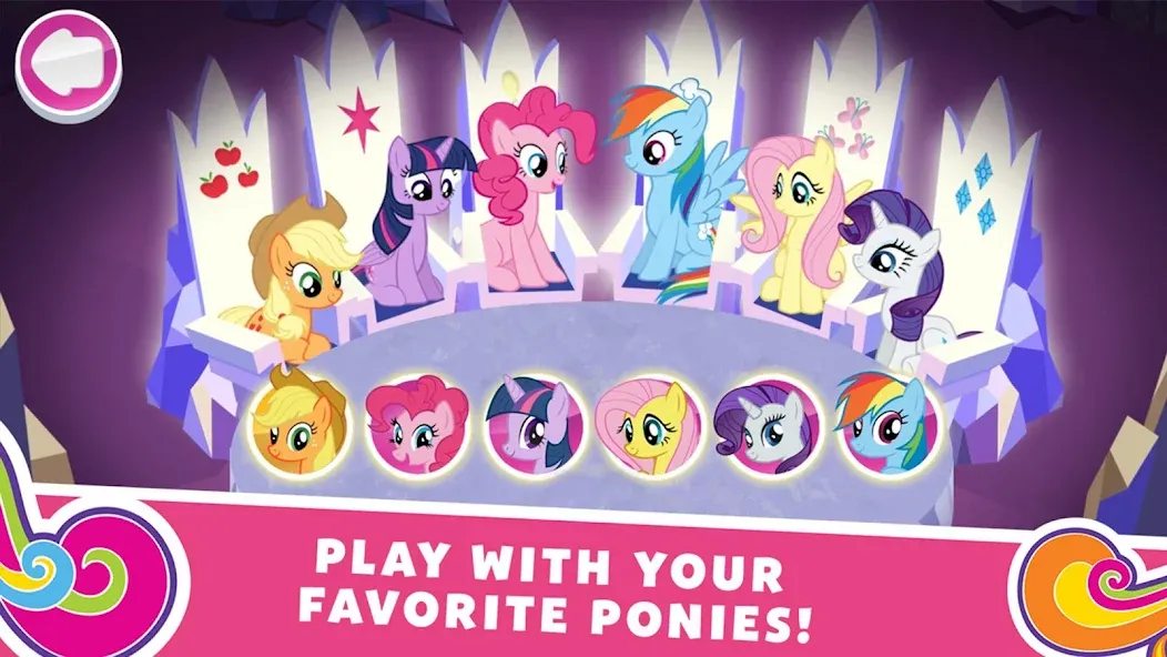 My Little Pony: Harmony Quest (Май Литл Пони) МОД/Взлом [Деньги, Монеты и Меню MOD] Screenshot 1