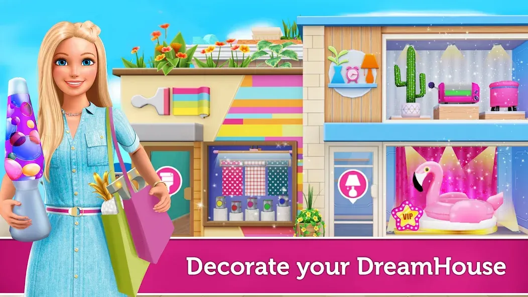 Barbie Dreamhouse Adventures (Барби Приключения в доме мечты) МОД/Взлом [Бесконечные деньги, Монеты и Мега MOD] Screenshot 1