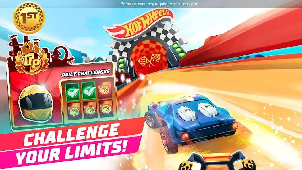 Hot Wheels Unlimited (Хот Вилс Анлимитед) МОД/Взлом [Много монет, Открытые уровни и Мега MOD] Screenshot 1