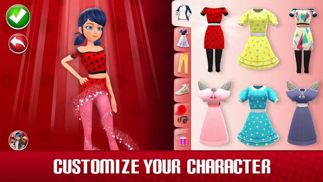 Miraculous Life МОД/Взлом [Все открыто, Дополнительные деньги и Меню MOD] Screenshot 3