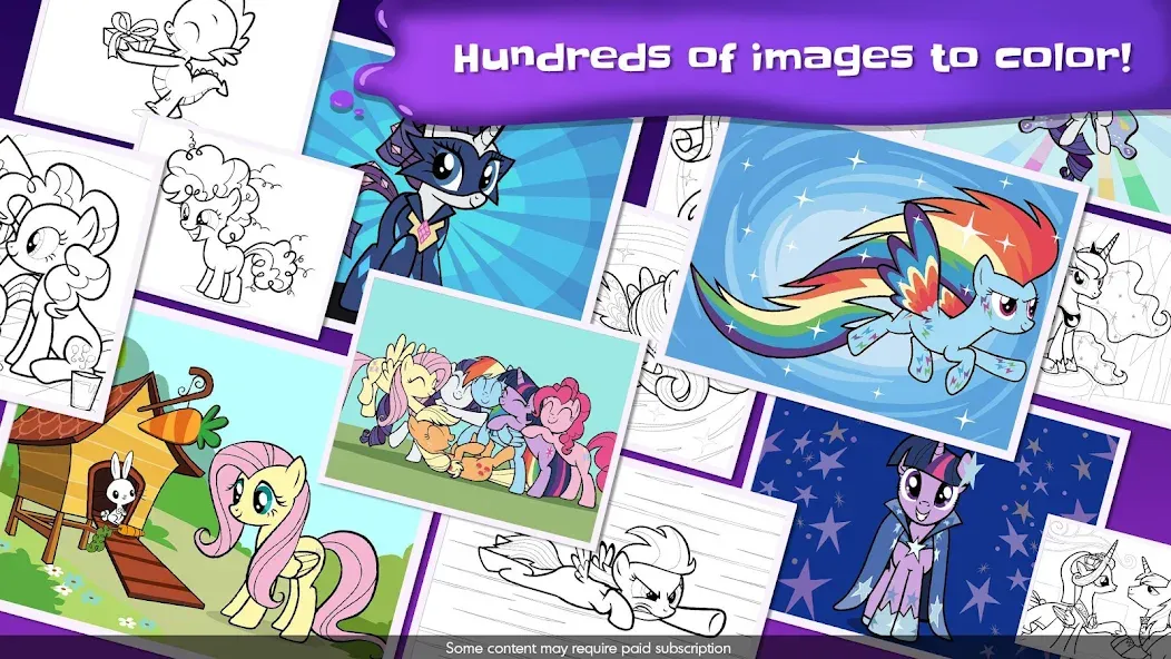 My Little Pony Color By Magic (Май Литл Пони) МОД/Взлом [Бесконечные деньги, Монеты и Мега MOD] Screenshot 4