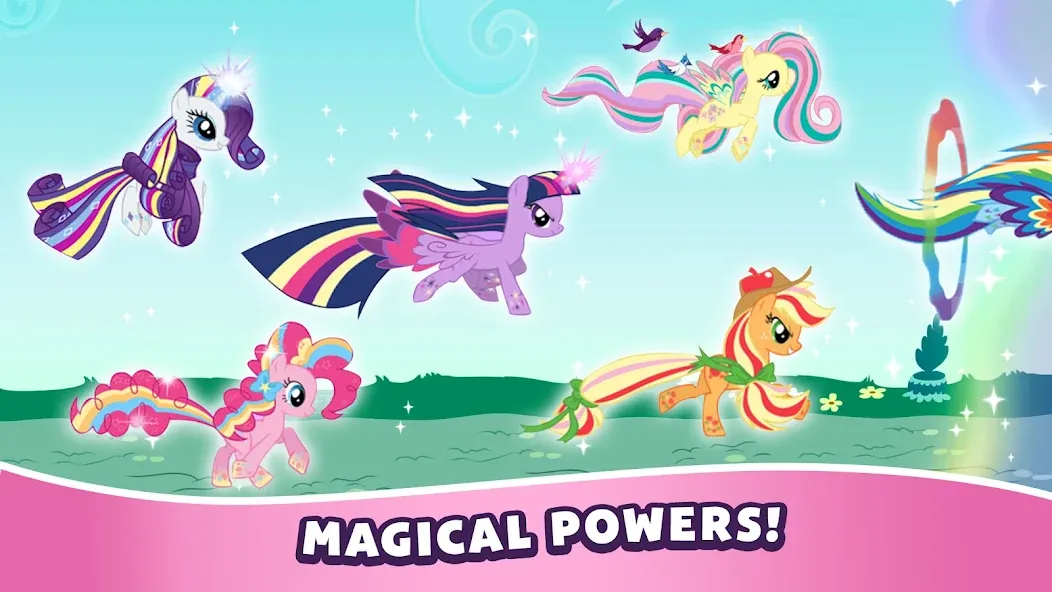 My Little Pony Rainbow Runners (Май Литл Пони) МОД/Взлом [Бесконечные деньги, Монеты и Мега MOD] Screenshot 4