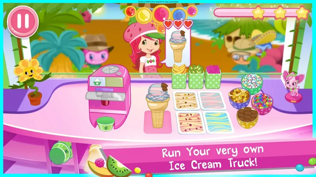 Strawberry Shortcake Ice Cream МОД/Взлом [Меню, Бесконечные монеты и Открытые уровни] Screenshot 1