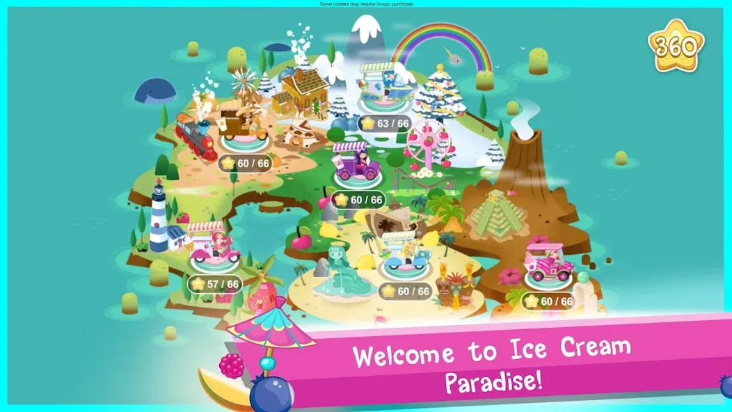 Strawberry Shortcake Ice Cream МОД/Взлом [Меню, Бесконечные монеты и Открытые уровни] Screenshot 3