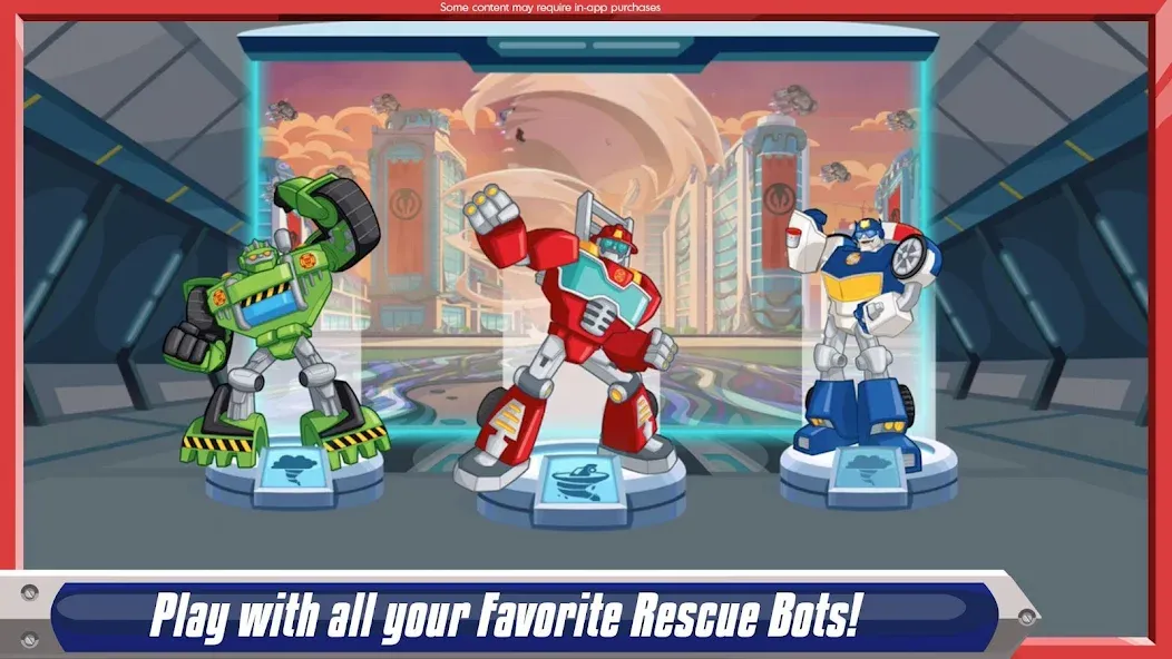 Transformers Rescue Bots: Dash (Трансформеры Боты спасатели) МОД/Взлом [Все открыто, Дополнительные деньги и Меню MOD] Screenshot 1