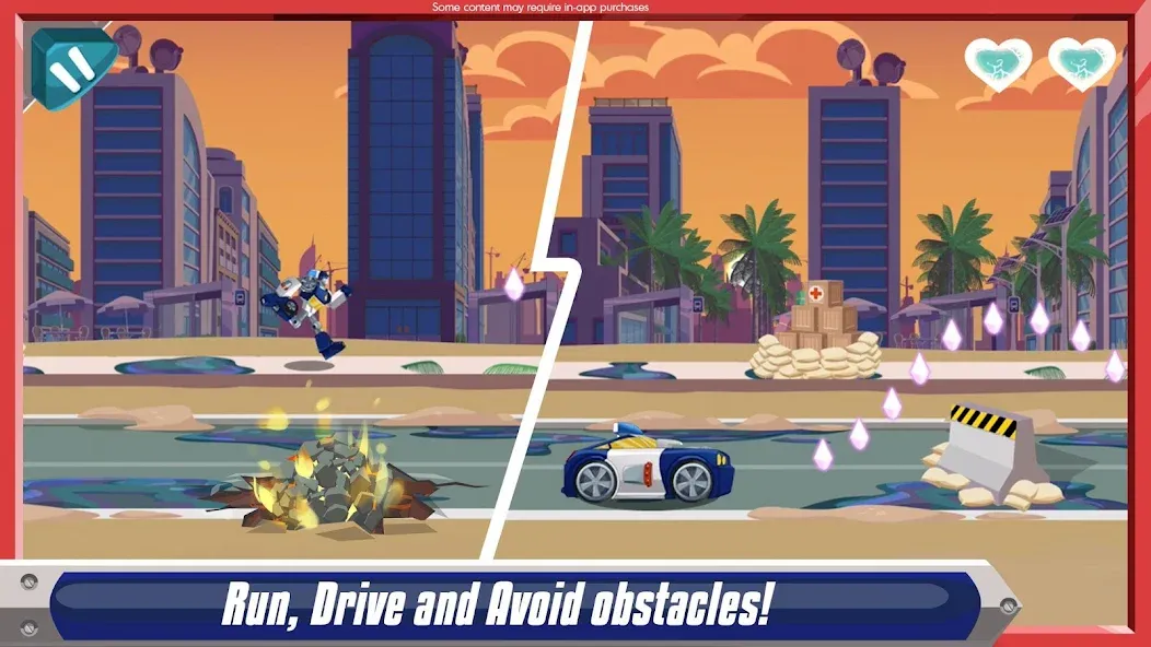 Transformers Rescue Bots: Dash (Трансформеры Боты спасатели) МОД/Взлом [Все открыто, Дополнительные деньги и Меню MOD] Screenshot 2