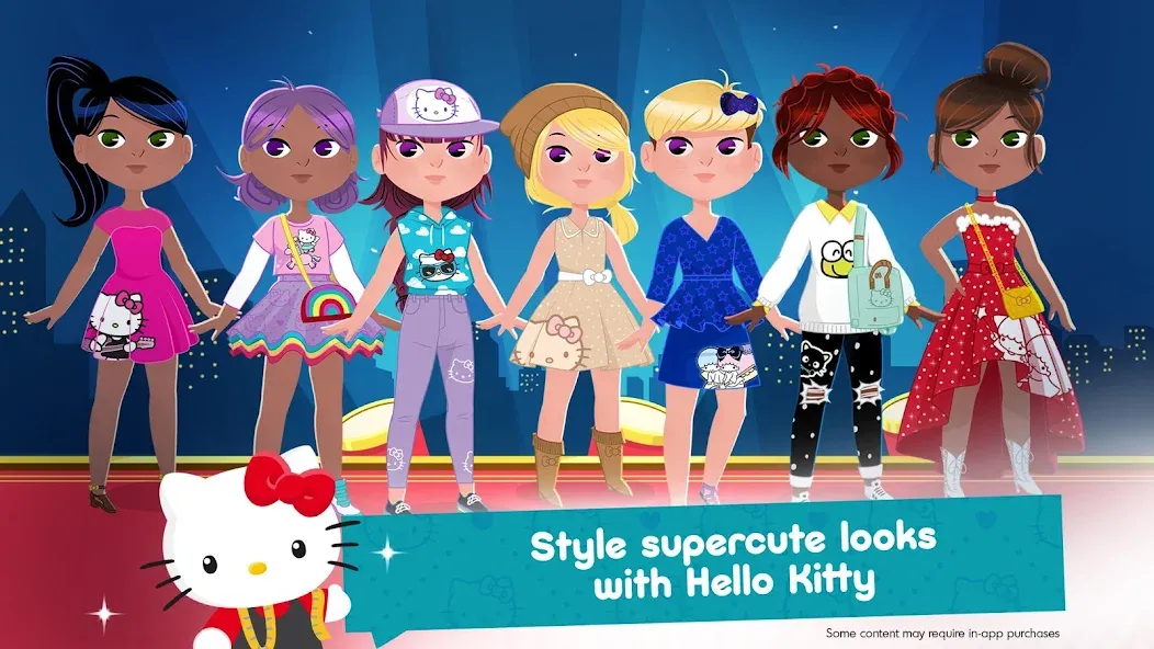 Hello Kitty Fashion Star МОД/Взлом [Деньги, Монеты и Меню MOD] Screenshot 1