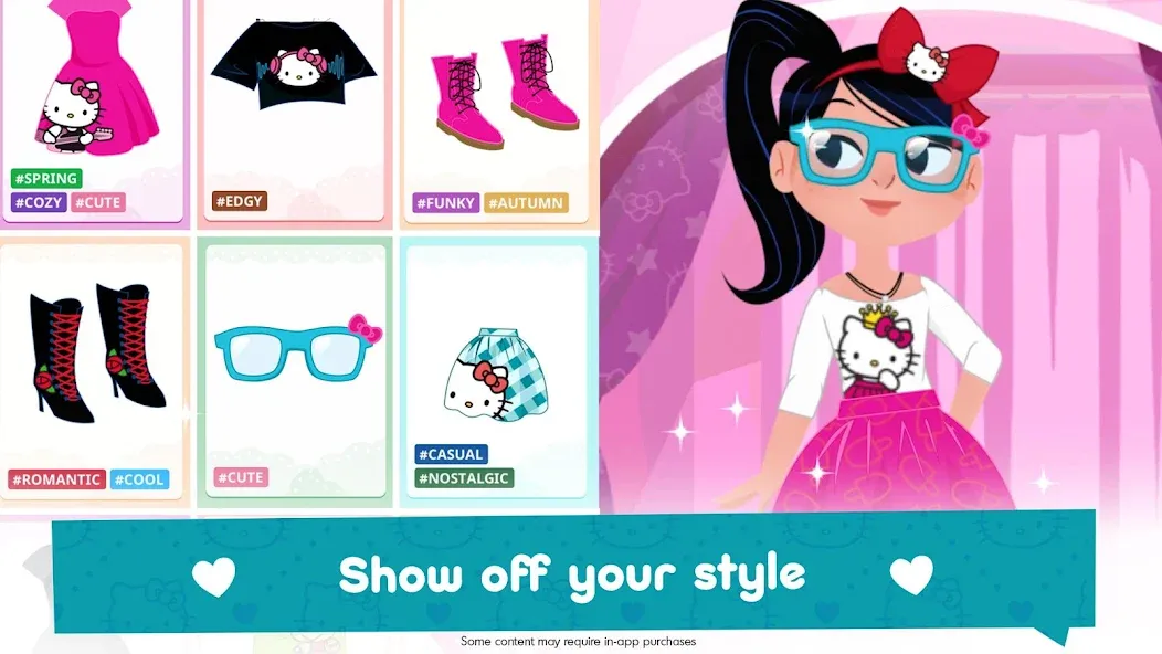 Hello Kitty Fashion Star МОД/Взлом [Деньги, Монеты и Меню MOD] Screenshot 5