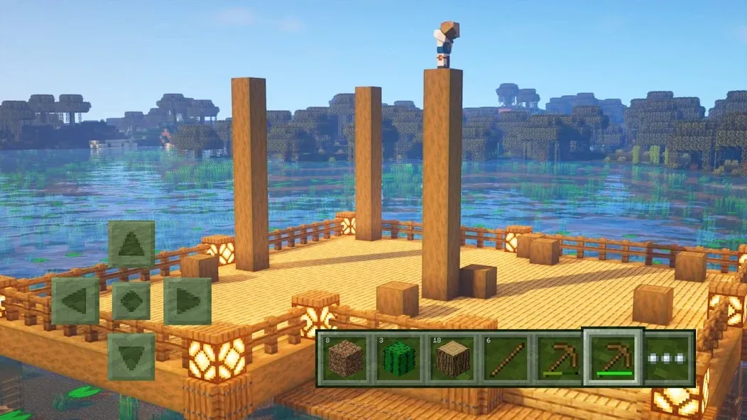 Craft World - Master Block 3D (Крафт Ворлд) МОД/Взлом [Деньги, Монеты и Меню MOD] Screenshot 3