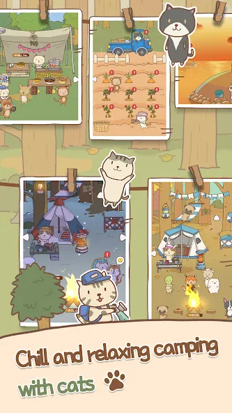 Animal Camping: Idle Camp (Анимал Кемпинг) МОД/Взлом [Все открыто, Дополнительные деньги и Меню MOD] Screenshot 1