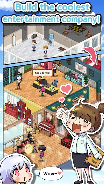 K-POP Idol Producer МОД/Взлом [Много монет, Открытые уровни и Мега MOD] Screenshot 5