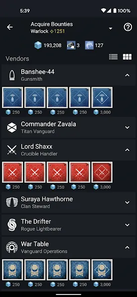 Destiny 2 Companion (Дестини 2 Спутник) МОД/Взлом [Много денег, Монет и Все открыто] Screenshot 3