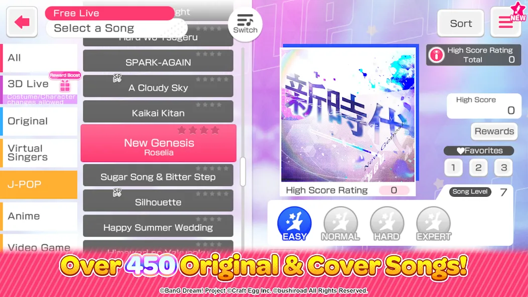 BanG Dream! Girls Band Party! МОД/Взлом [Много монет, Открытые уровни и Мега MOD] Screenshot 2