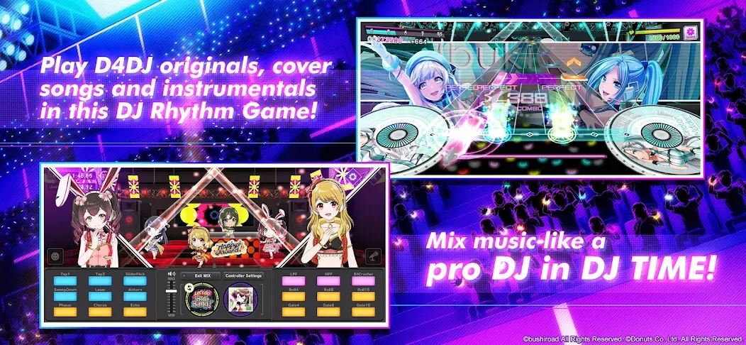 D4DJ Groovy Mix (ДидиФо Джей Груви Микс) МОД/Взлом [Много денег, Монет и Все открыто] Screenshot 2