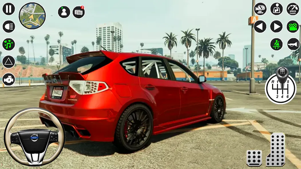 Modern Car Drive Glory Parking МОД/Взлом [Все открыто, Дополнительные деньги и Меню MOD] Screenshot 2